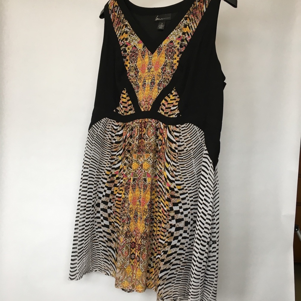 Lane Bryant Animal Print Sleeveless Dress